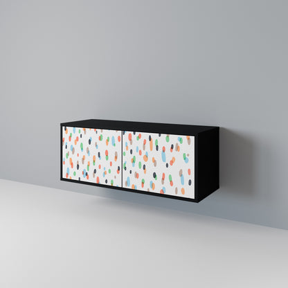 ENERGETIC SPOTS Kompakt TV-bänk med 2 dörrar