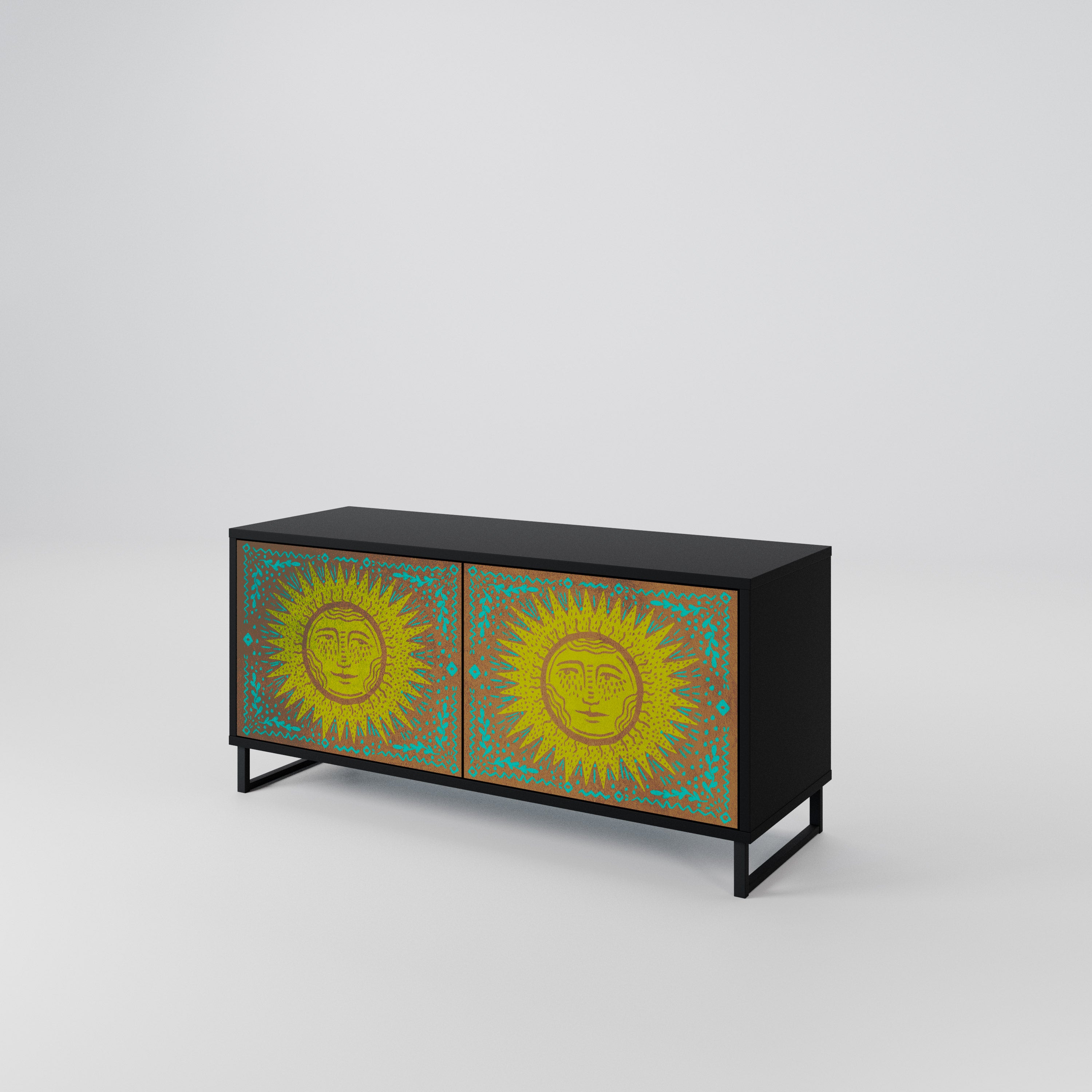 SUNSHINE EULOGY Compact 2-Door TV Cabinet