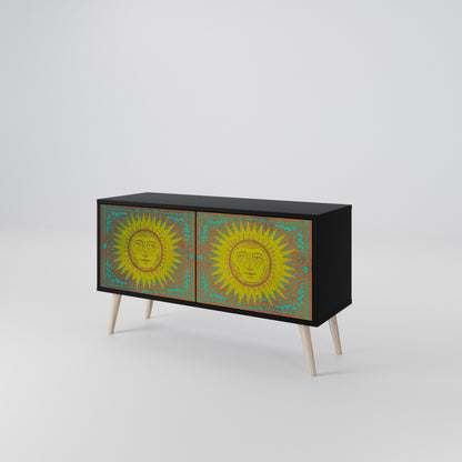 SUNSHINE EULOGY Kompakt TV-bänk med 2 dörrar