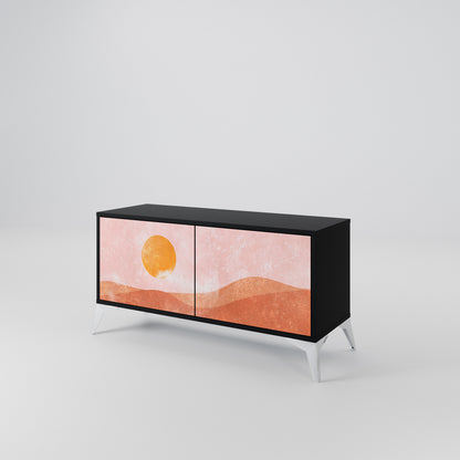 LUMINOUS SUNLIGHT Kompakt TV-bänk med 2 dörrar