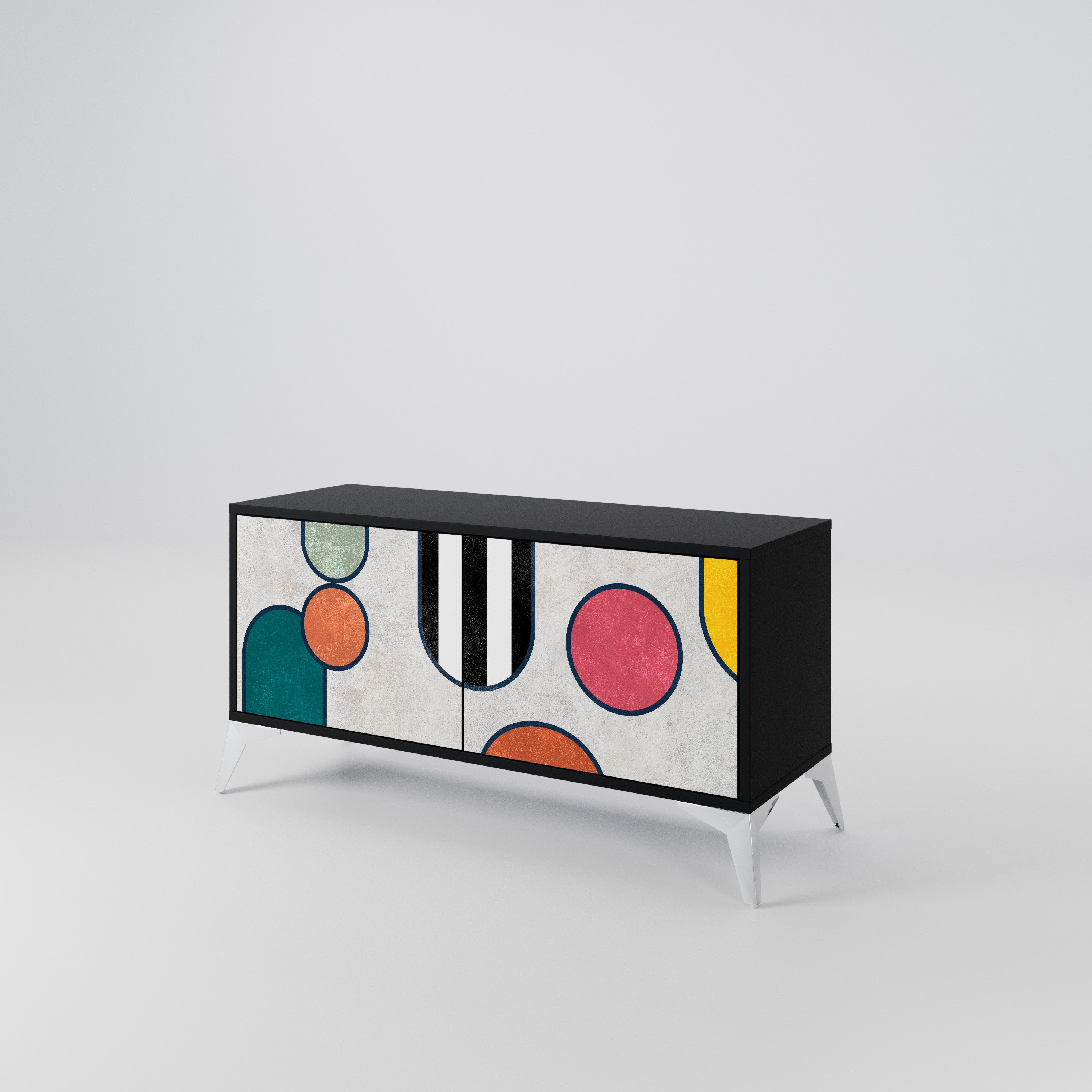 COOL STORY Compact 2-Door TV Cabinet