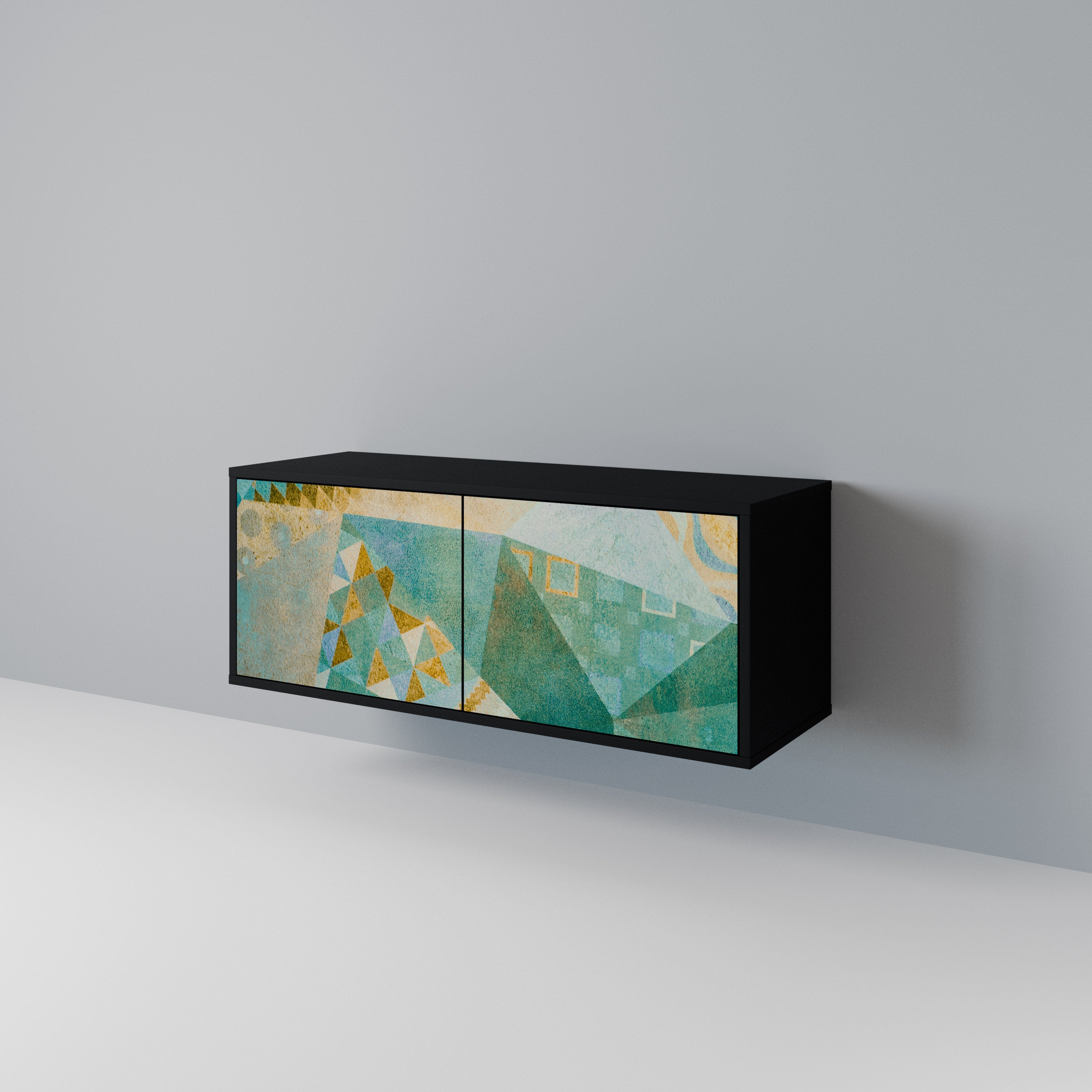 SPECTRUM SPLENDOR Kompakt TV-bänk med 2 dörrar