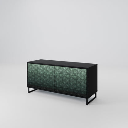 ORNAMENTAL GLIMMER Kompakt TV-bänk med 2 dörrar