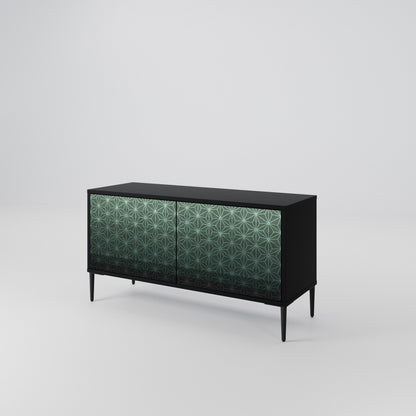 ORNAMENTAL GLIMMER Kompakt TV-bänk med 2 dörrar
