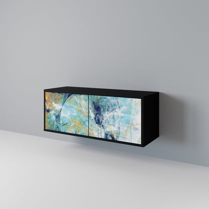 ABSTRACT THOUGHTS Kompakt TV-bänk med 2 dörrar