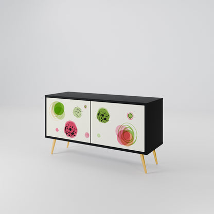 COLORFUL COSMOS Kompakt TV-bänk med 2 dörrar