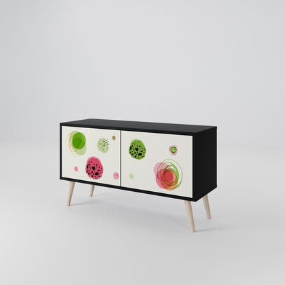 COLORFUL COSMOS Kompakt TV-bänk med 2 dörrar