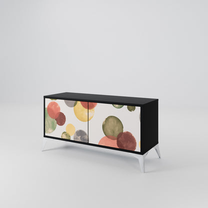FLEETING HAPPINESS Kompakt TV-bänk med 2 dörrar