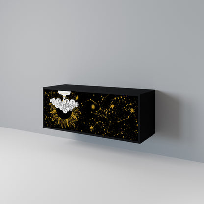 STELLAR CONSTELLATIONS Kompakt TV-bänk med 2 dörrar