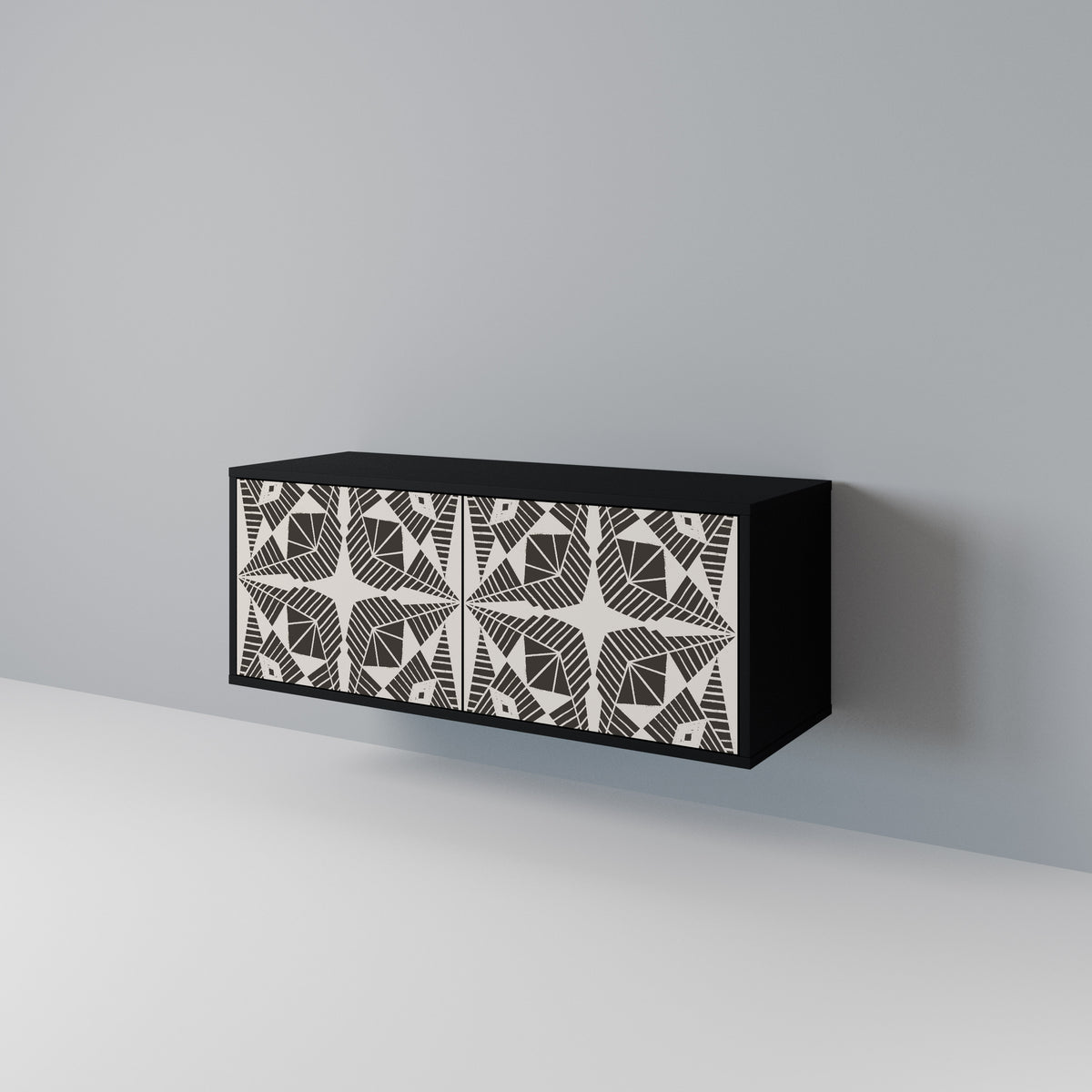 MONOCHROME NEXUS Kompakt TV-bänk med 2 dörrar