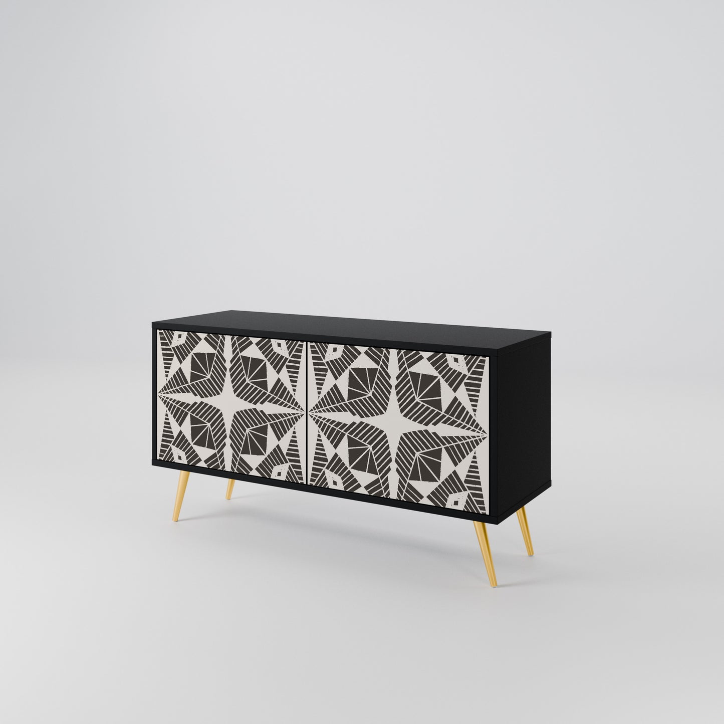 MONOCHROME NEXUS Kompakt TV-bänk med 2 dörrar