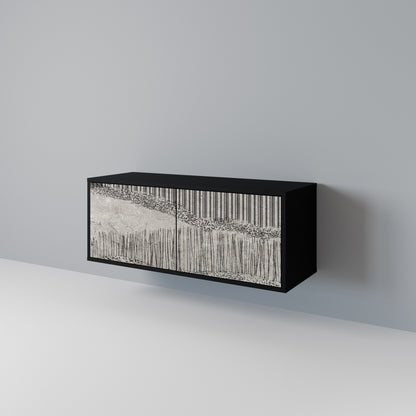 GRAIN LINES Kompakt TV-bänk med 2 dörrar