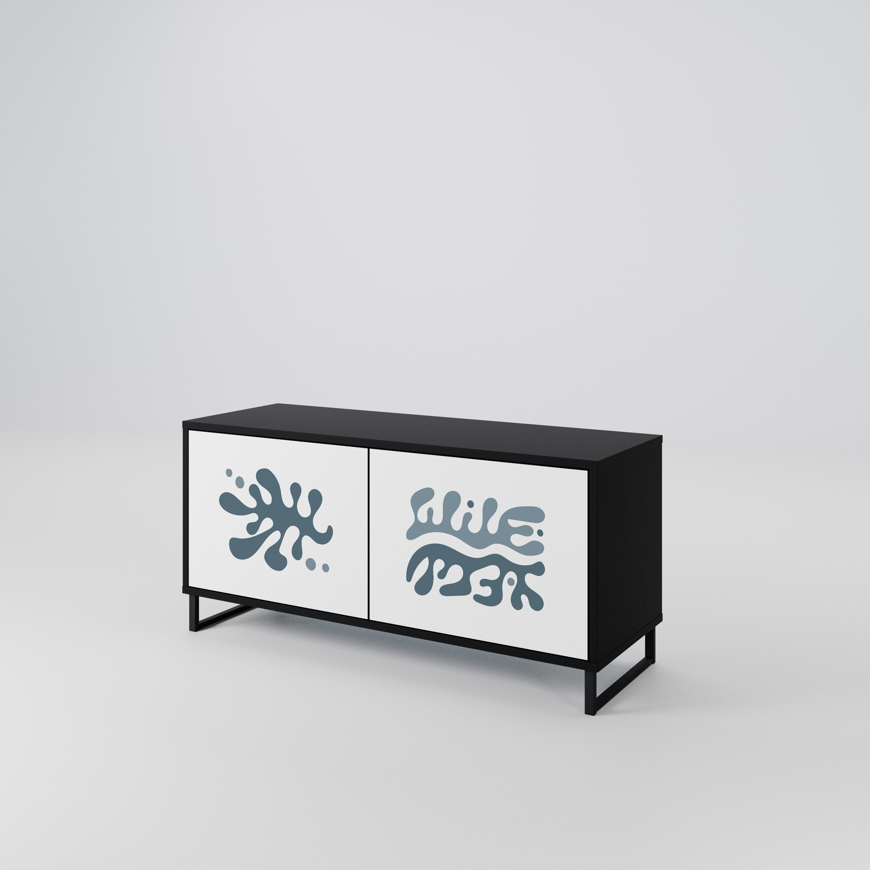 WONDERLAND VEGETATION Kompakt TV-skåp med 2 dörrar