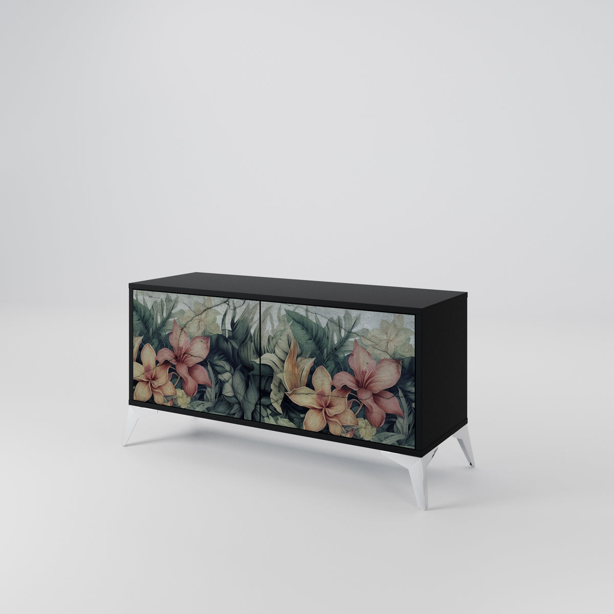 HEAVENLY BLOOM Kompakt TV-bänk med 2 dörrar