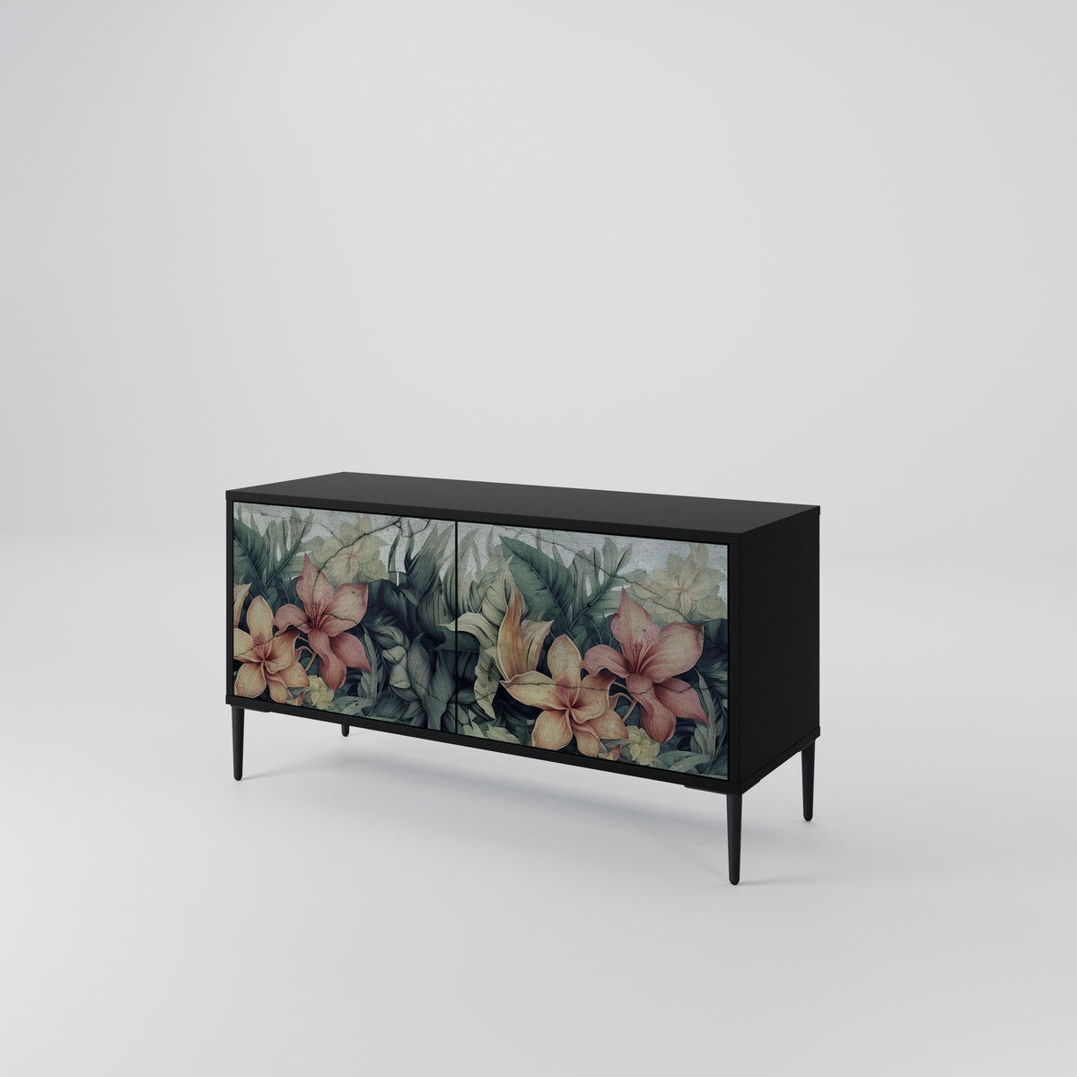 HEAVENLY BLOOM Kompakt TV-bänk med 2 dörrar