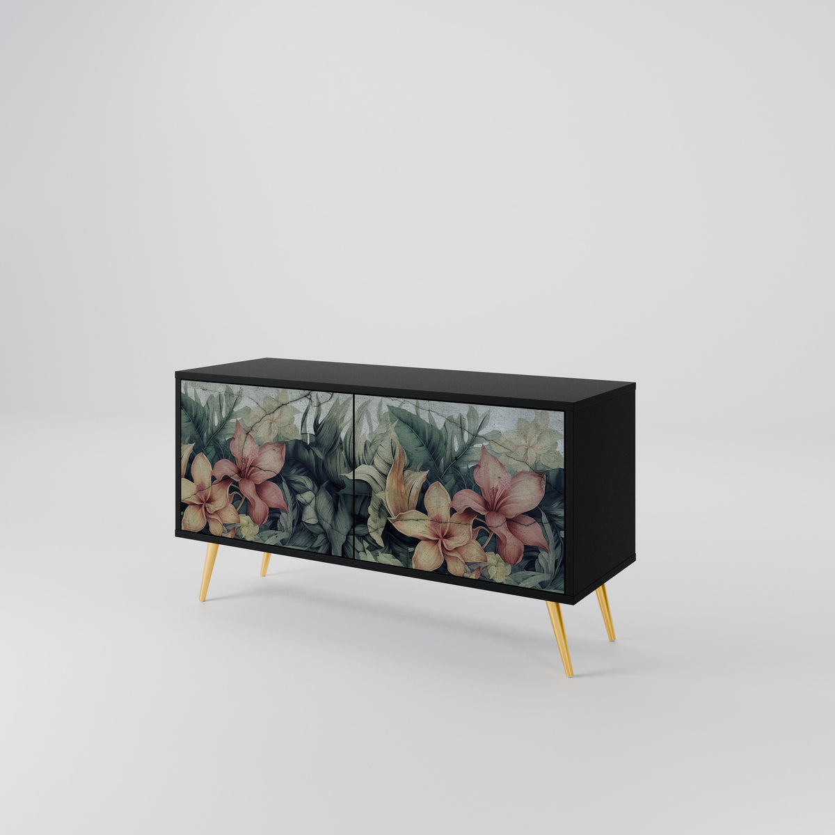 HEAVENLY BLOOM Kompakt TV-bänk med 2 dörrar
