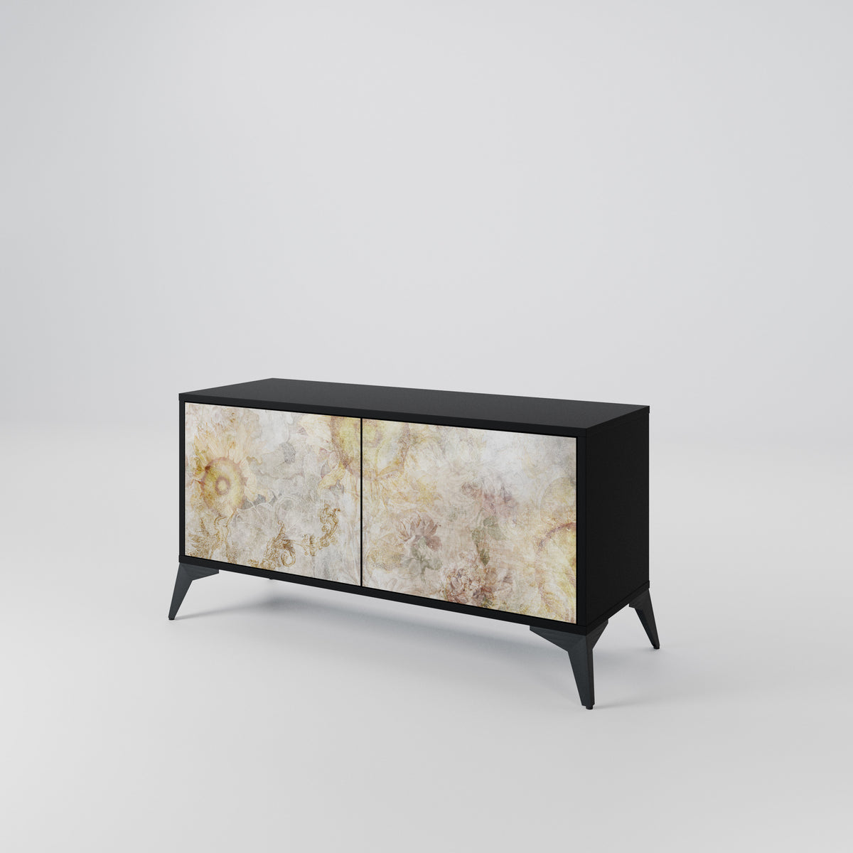 SUNFLOWER BLUR Kompakt TV-bänk med 2 dörrar