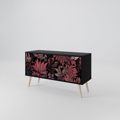 FLORAL WHISPER Kompakt TV-bänk med 2 dörrar