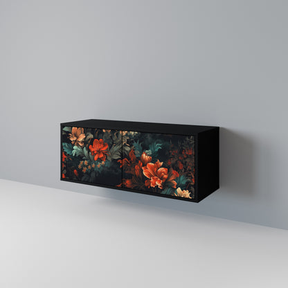IMAGINARY BLOSSOM Kompakt TV-bänk med 2 dörrar