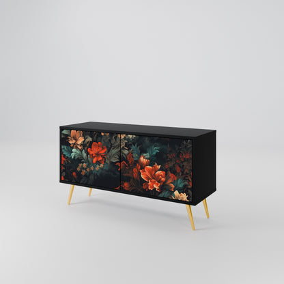 IMAGINARY BLOSSOM Kompakt TV-bänk med 2 dörrar