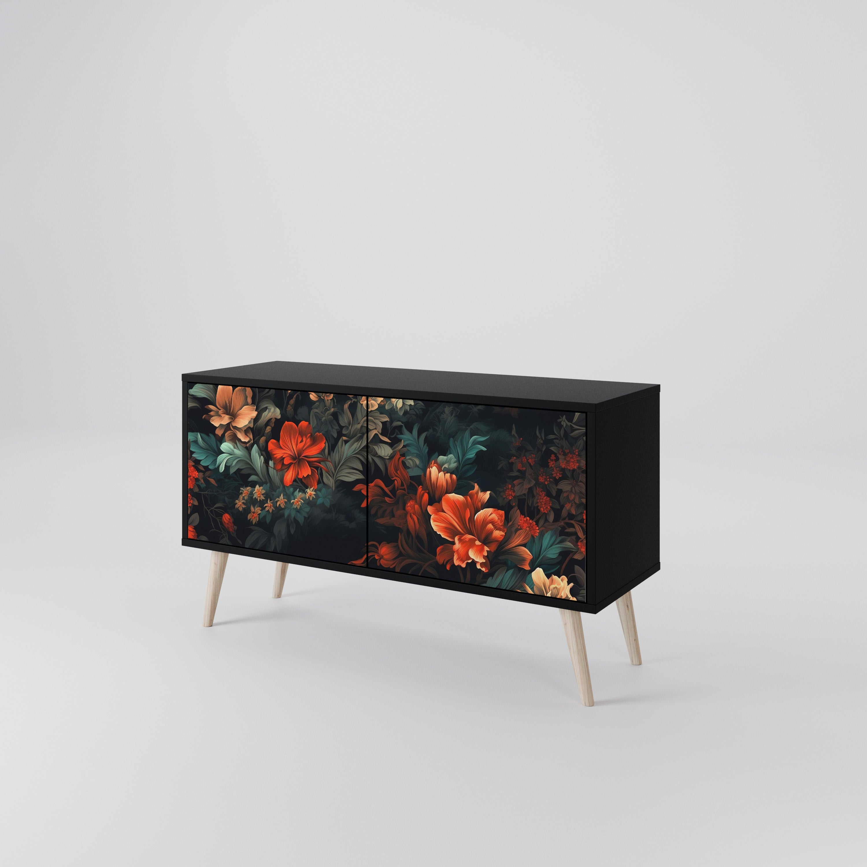 IMAGINARY BLOSSOM Compact 2-Door TV Cabinet