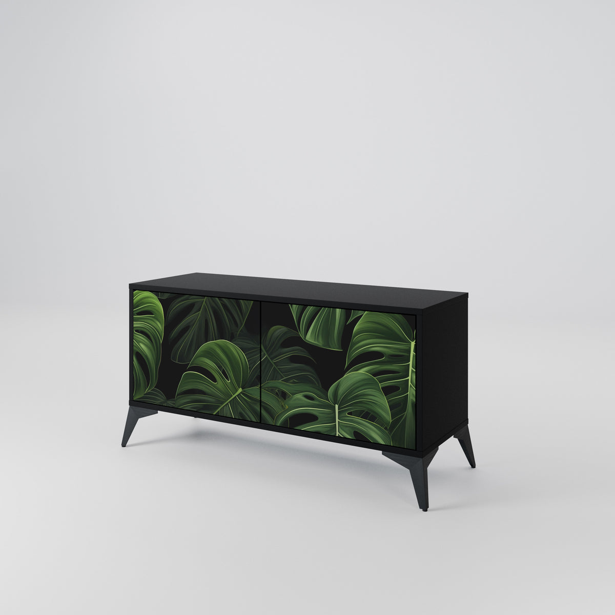 INFINITE MONSTERA Kompakt TV-bänk med 2 dörrar