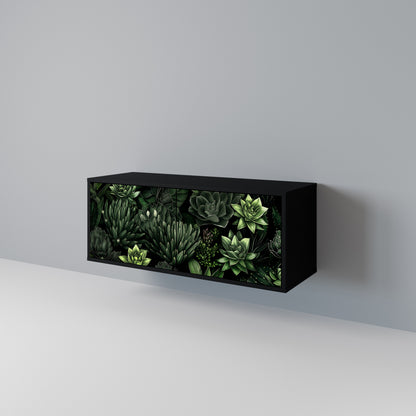 SUCCULENT JUNGLE Kompakt TV-bänk med 2 dörrar