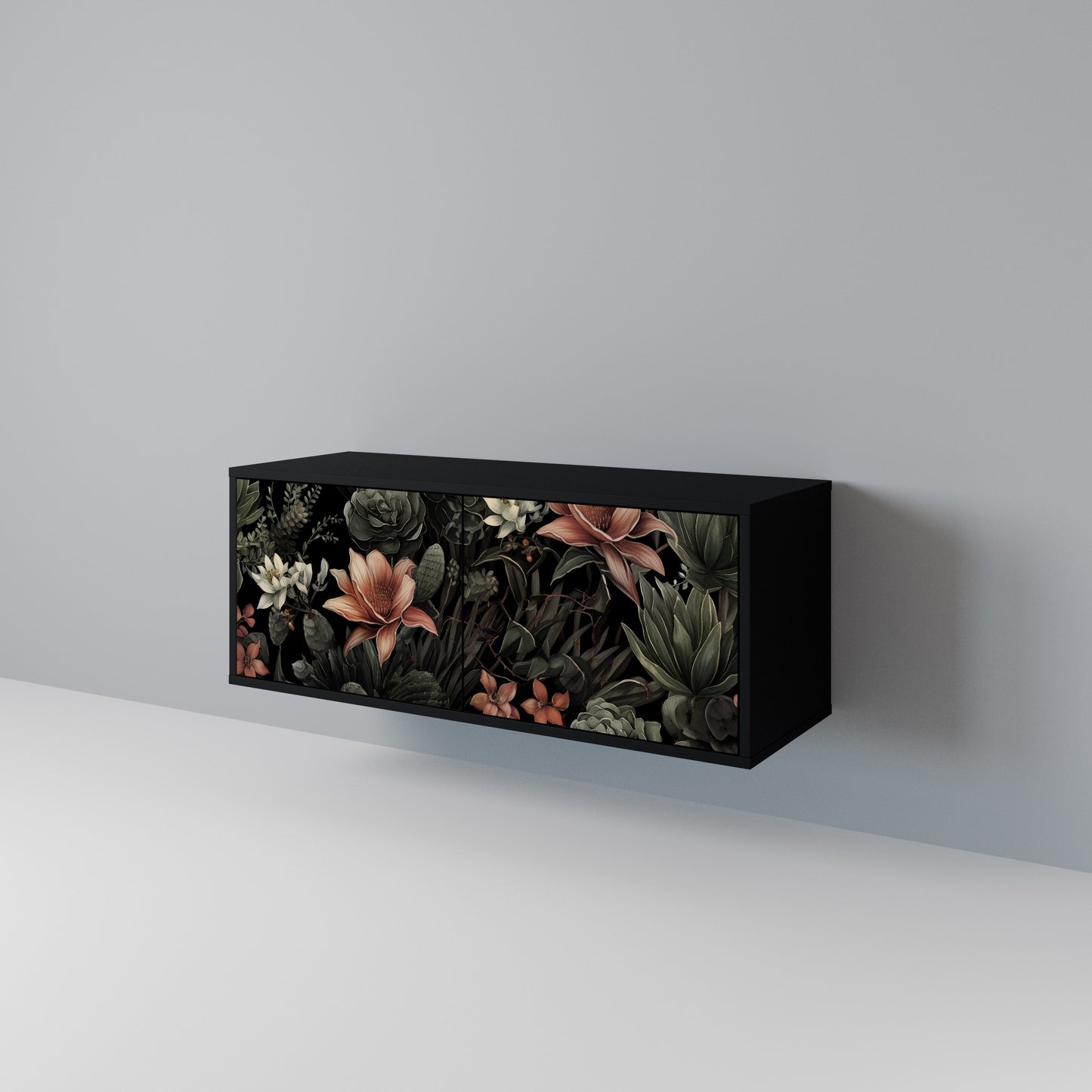 SECRET VERDURE Kompakt TV-bänk med 2 dörrar