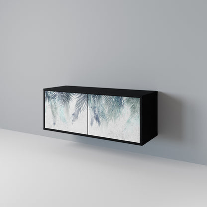 PALM VEIL Kompakt TV-bänk med 2 dörrar