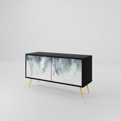 PALM VEIL Kompakt TV-bänk med 2 dörrar