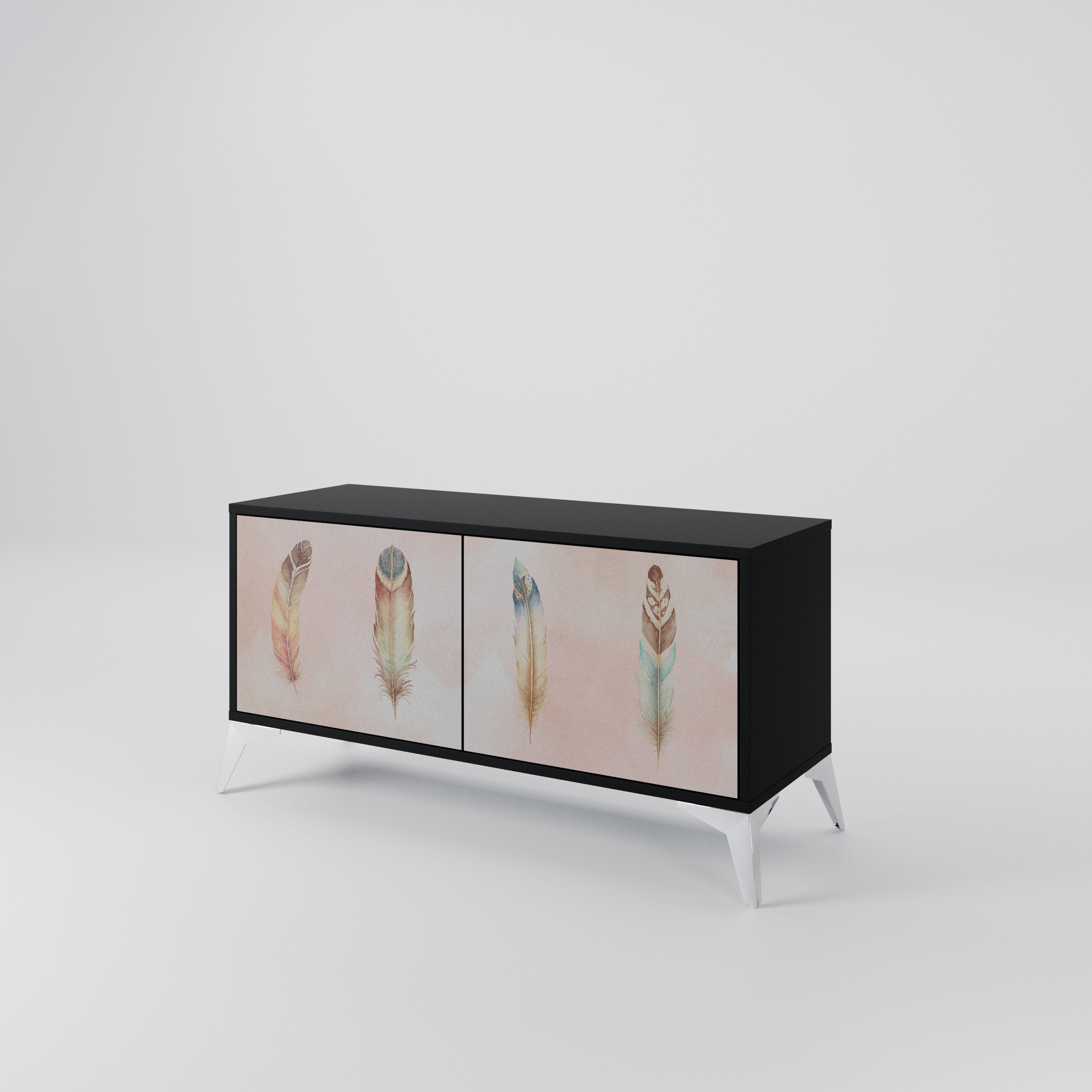 THE DELIQUESCE Compact 2-Door TV Cabinet