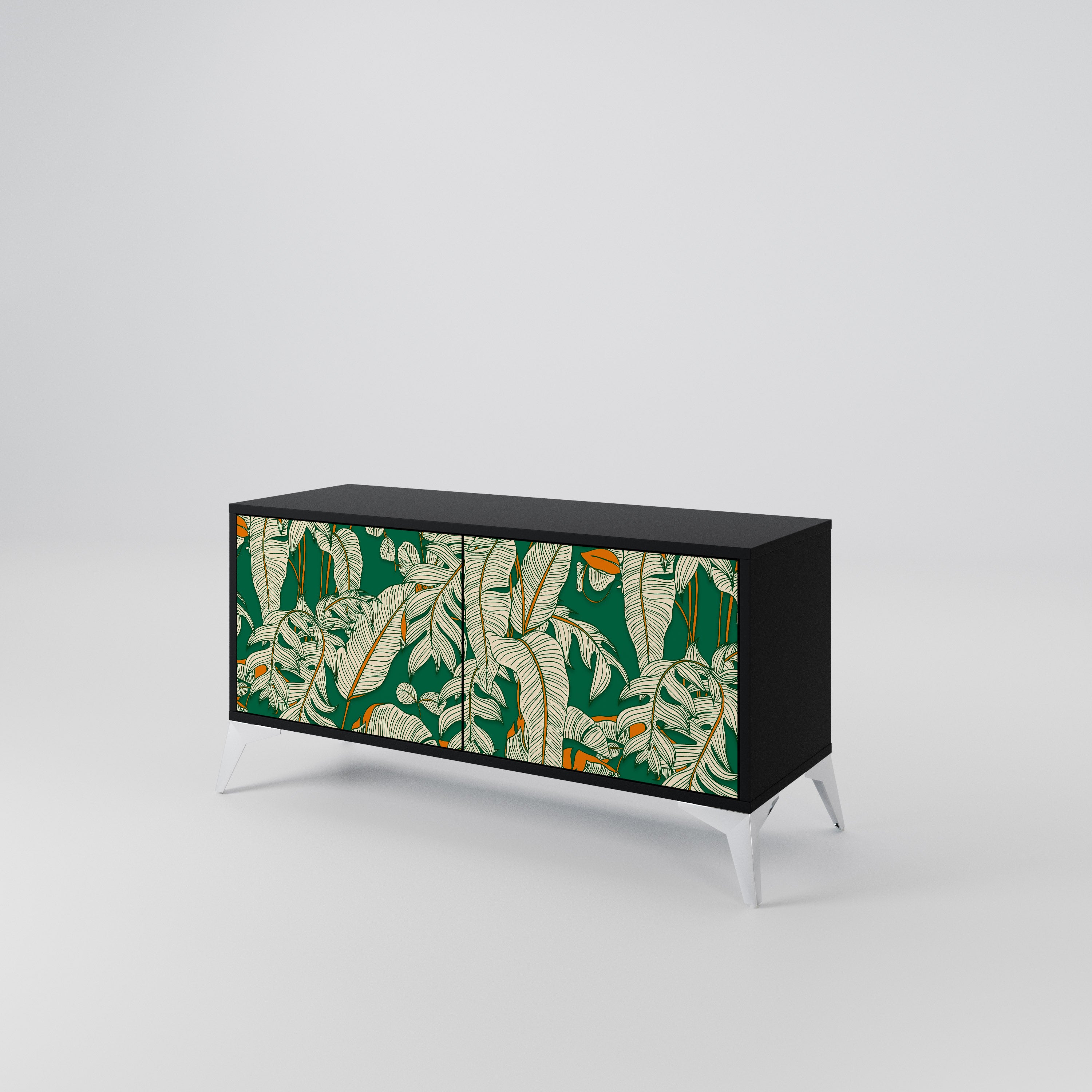 VERDANT PLEASURES Compact 2-Door TV Cabinet
