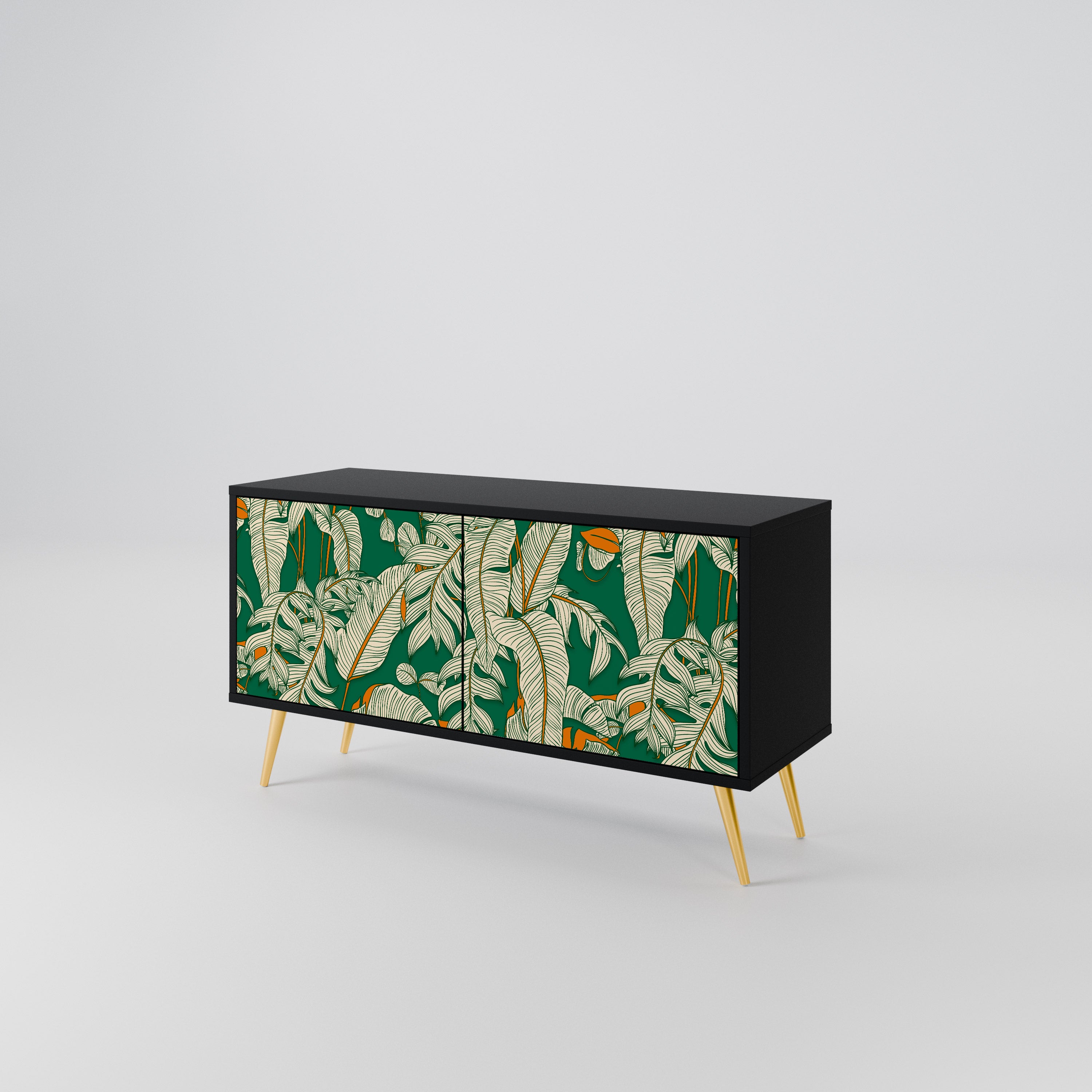 VERDANT PLEASURES Compact 2-Door TV Cabinet