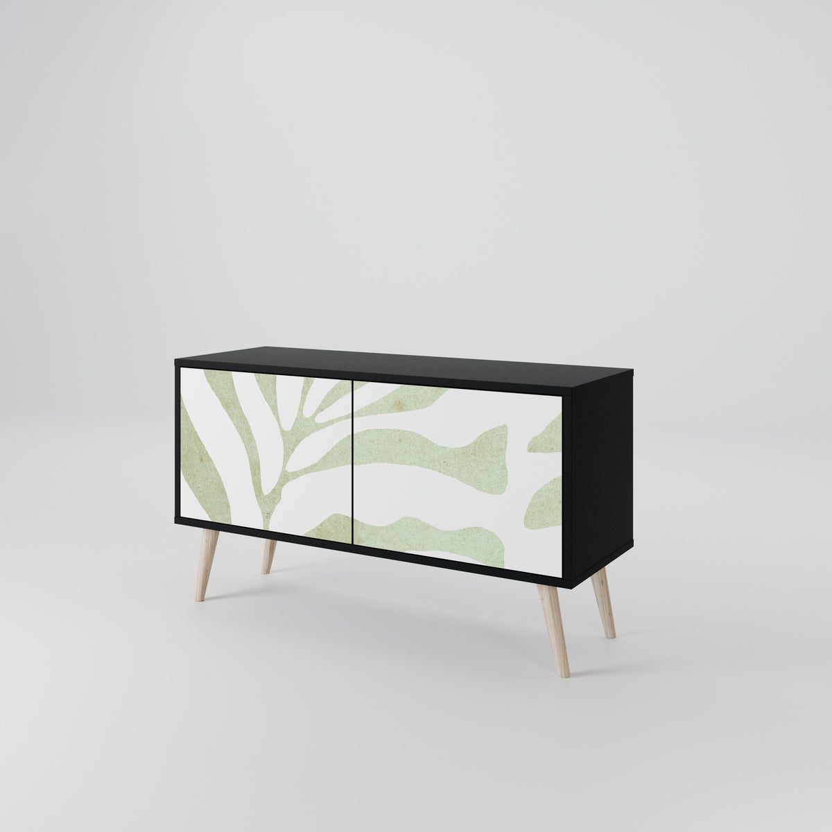 BOTANICAL SPARK Kompakt TV-bänk med 2 dörrar