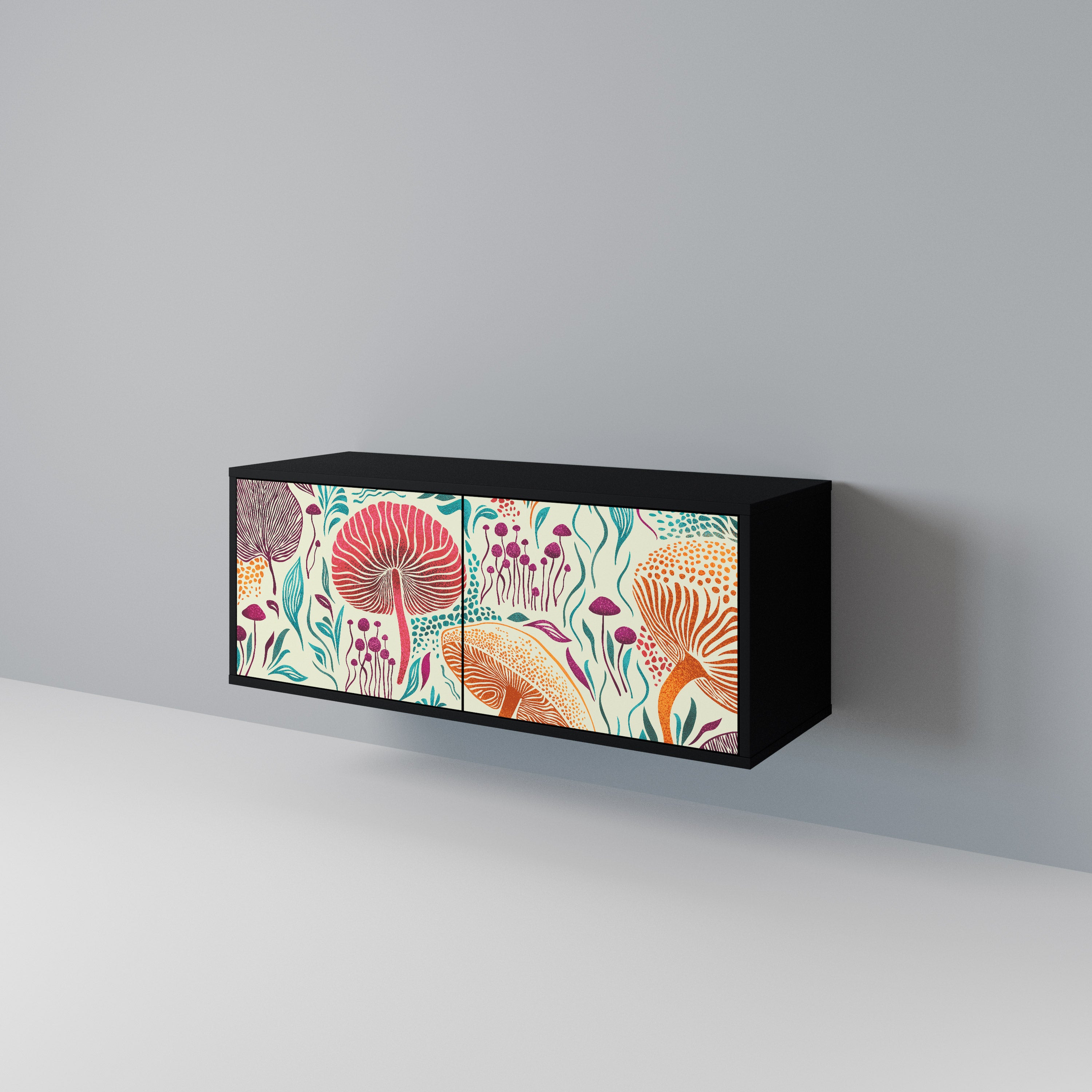 FUNGUS FANTASY Compact 2-Door TV Cabinet