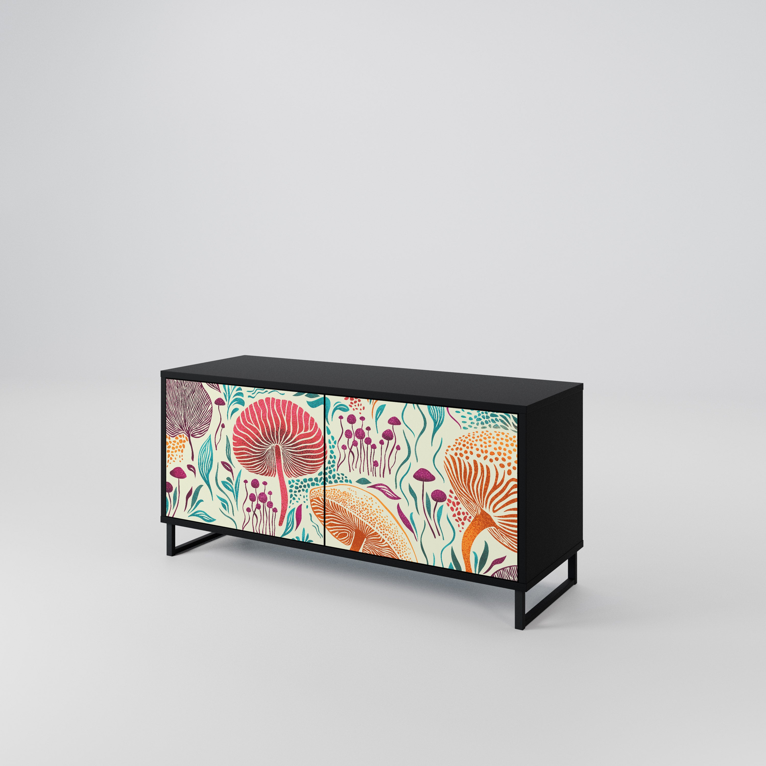 FUNGUS FANTASY Compact 2-Door TV Cabinet
