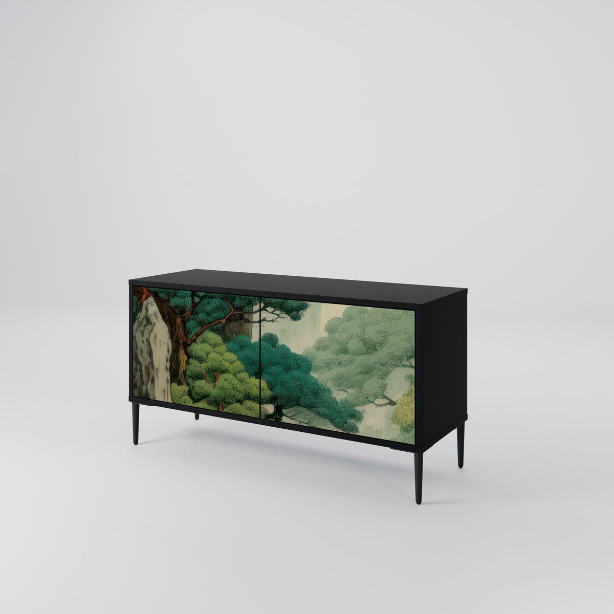 VERDURE ABYSS Kompakt TV-bänk med 2 dörrar