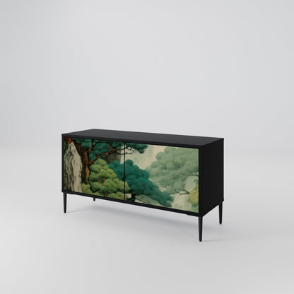 VERDURE ABYSS Kompakt TV-bänk med 2 dörrar