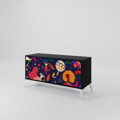 FESTIVE PLEASURES Kompakt TV-bänk med 2 dörrar