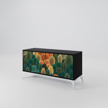 AUTUMN KALEIDOSCOPE Kompakt TV-bänk med 2 dörrar