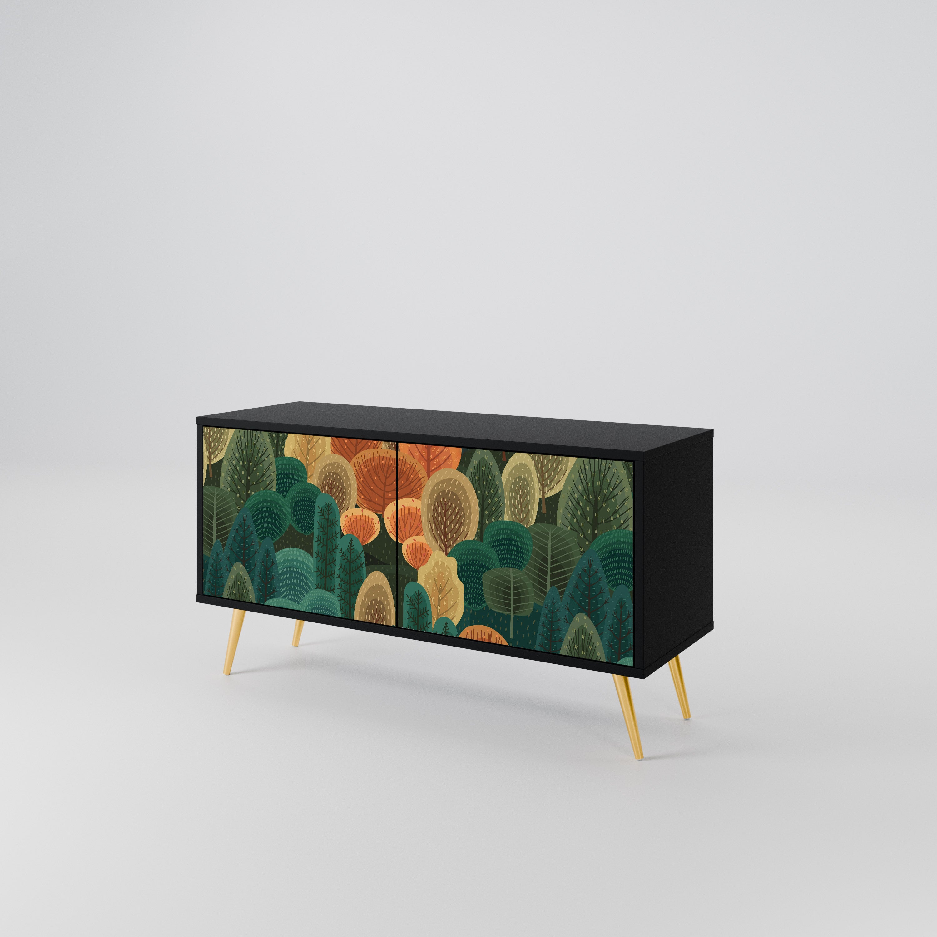 AUTUMN KALEIDOSCOPE Compact 2-Door TV Cabinet