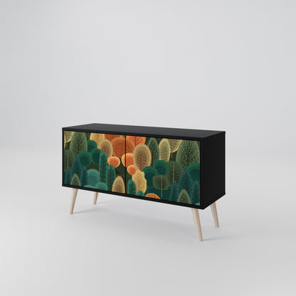 AUTUMN KALEIDOSCOPE Kompakt TV-bänk med 2 dörrar