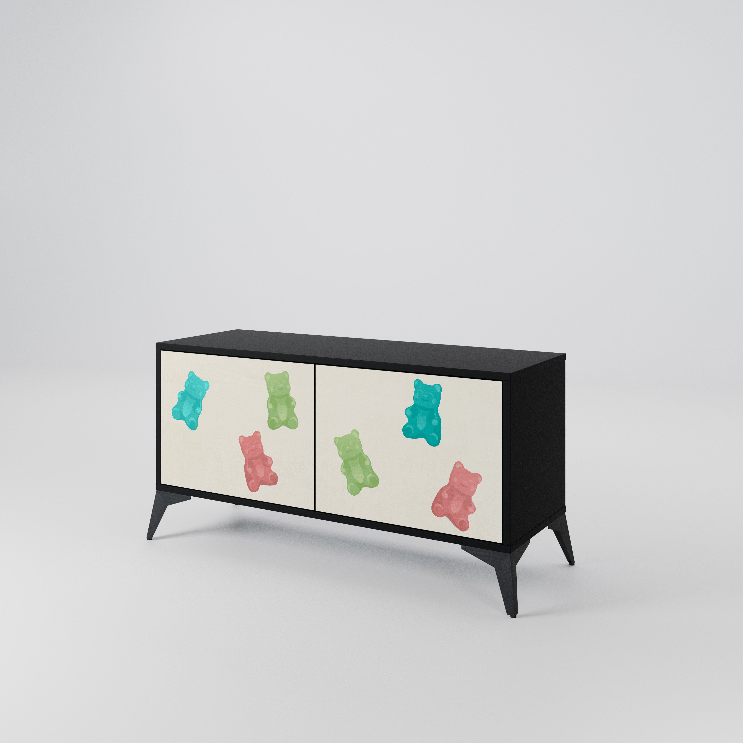 GUMMY BEARS Compact 2-Door TV Cabinet
