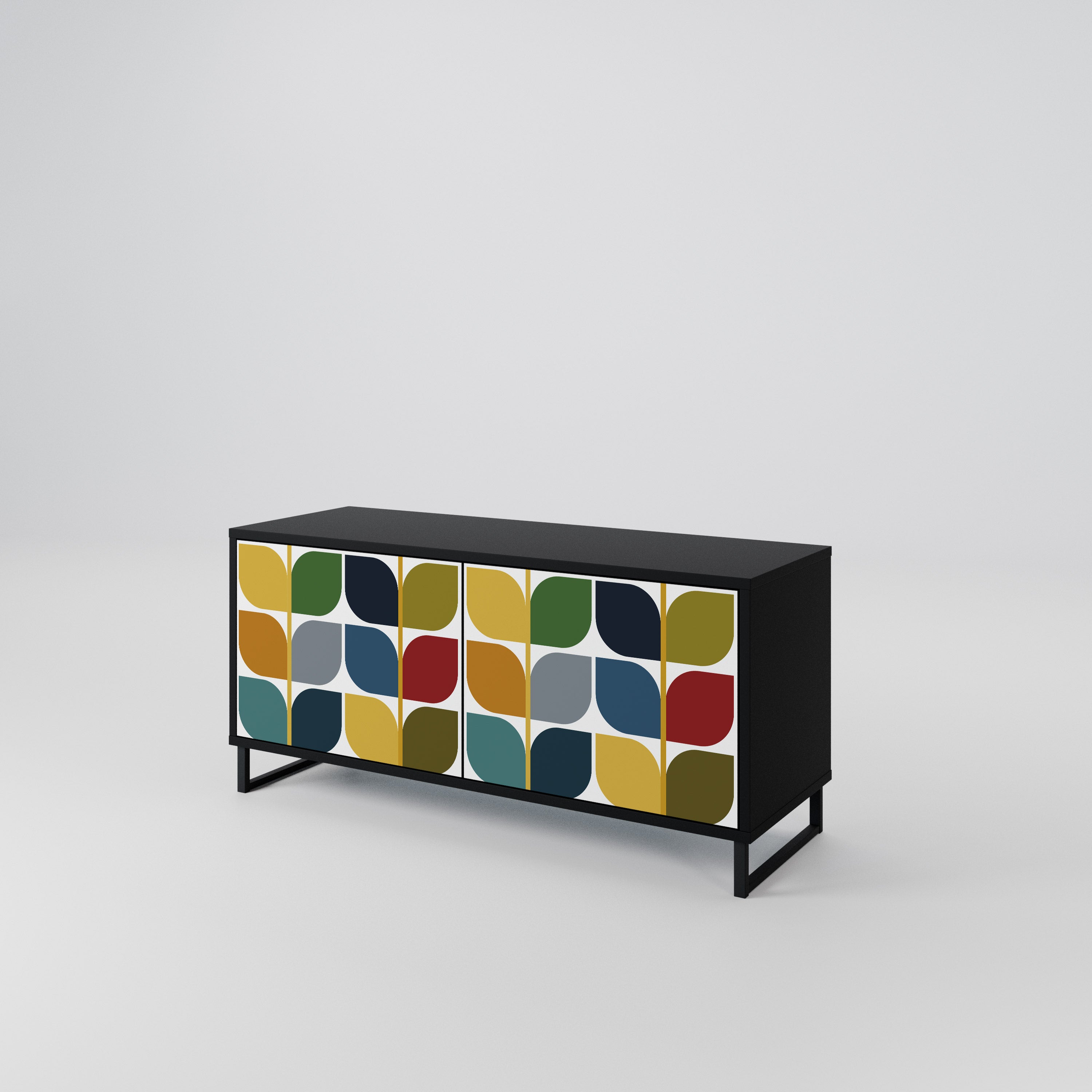 WEIGHTLESS HOURS Compact 2-Door TV Cabinet