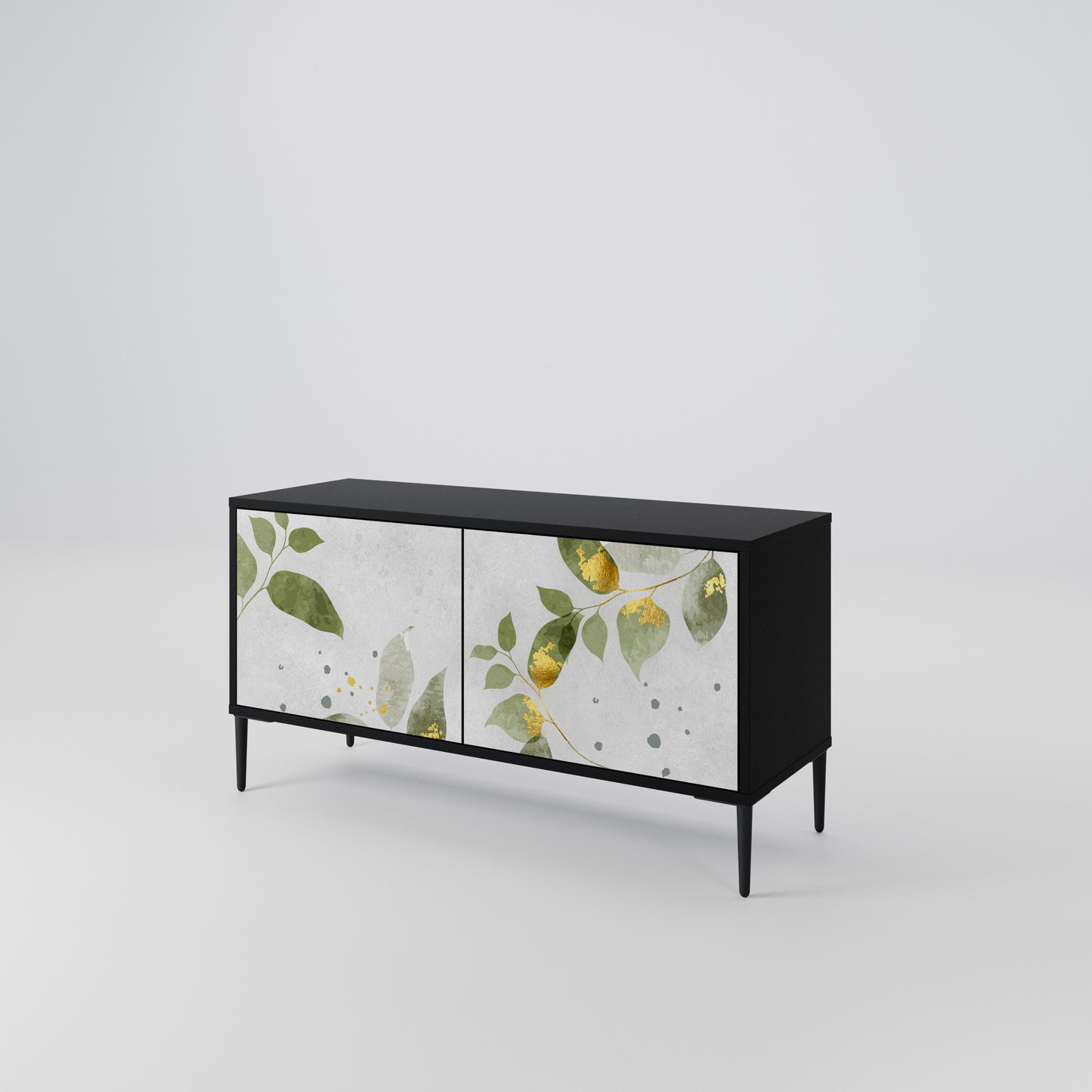 ELEGANT BOTANICS Kompakt TV-bänk med 2 dörrar