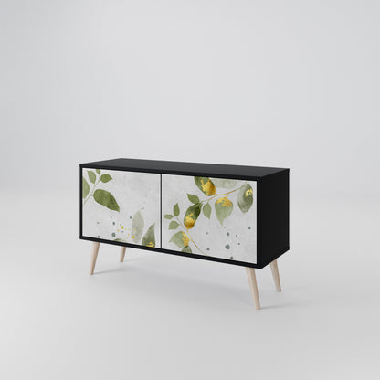 ELEGANT BOTANICS Kompakt TV-bänk med 2 dörrar