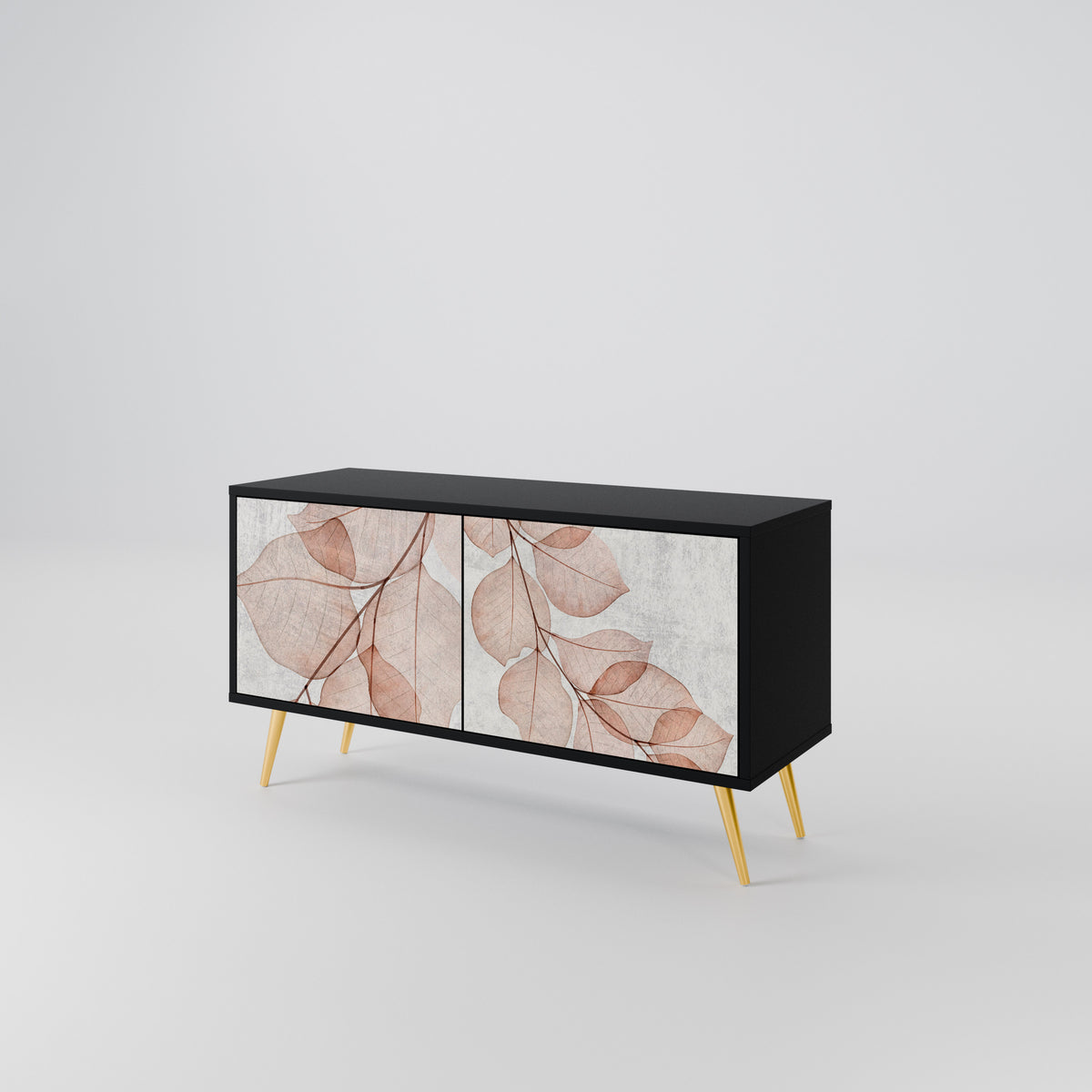 AUTUMN FRAGILITY Kompakt TV-bänk med 2 dörrar