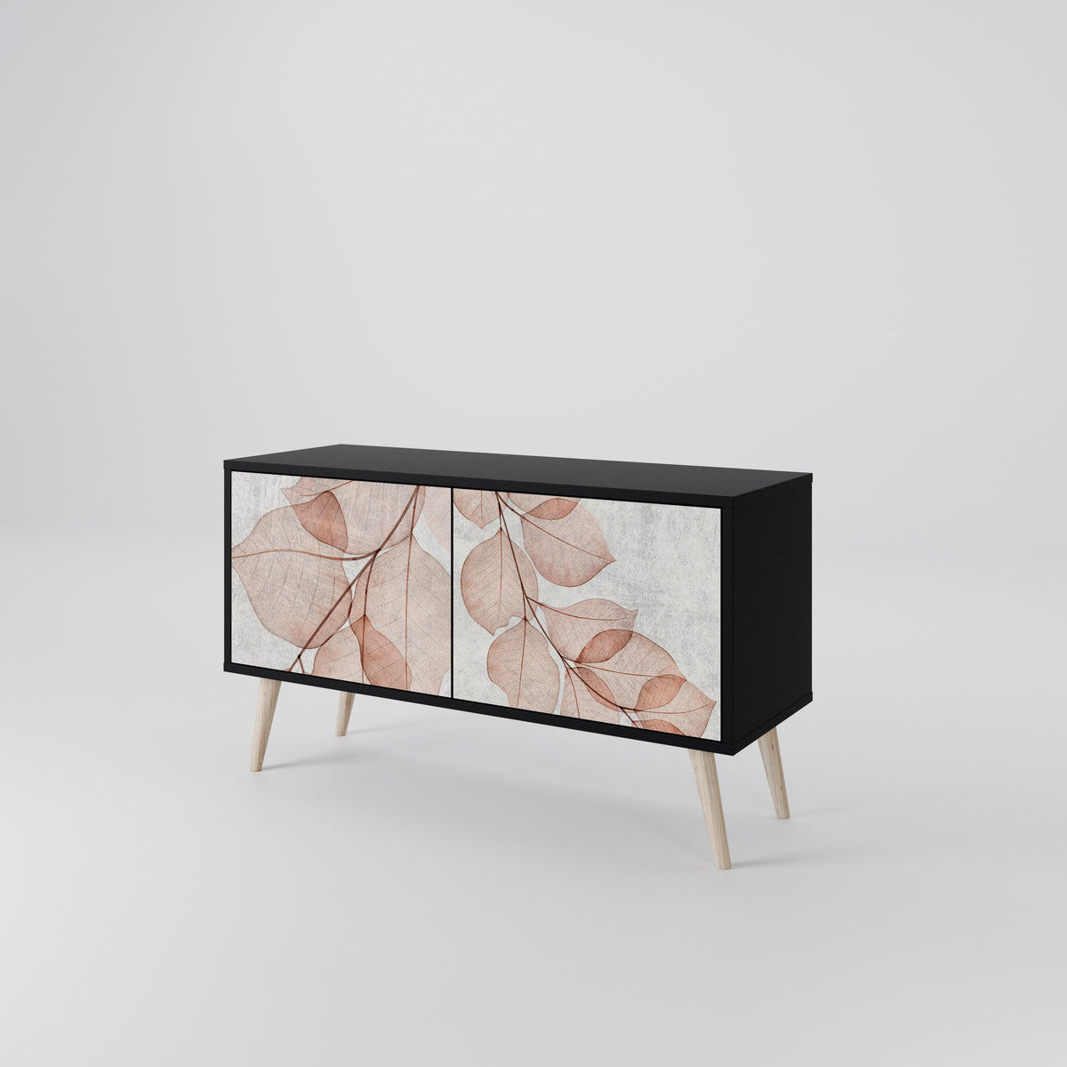 AUTUMN FRAGILITY Kompakt TV-bänk med 2 dörrar