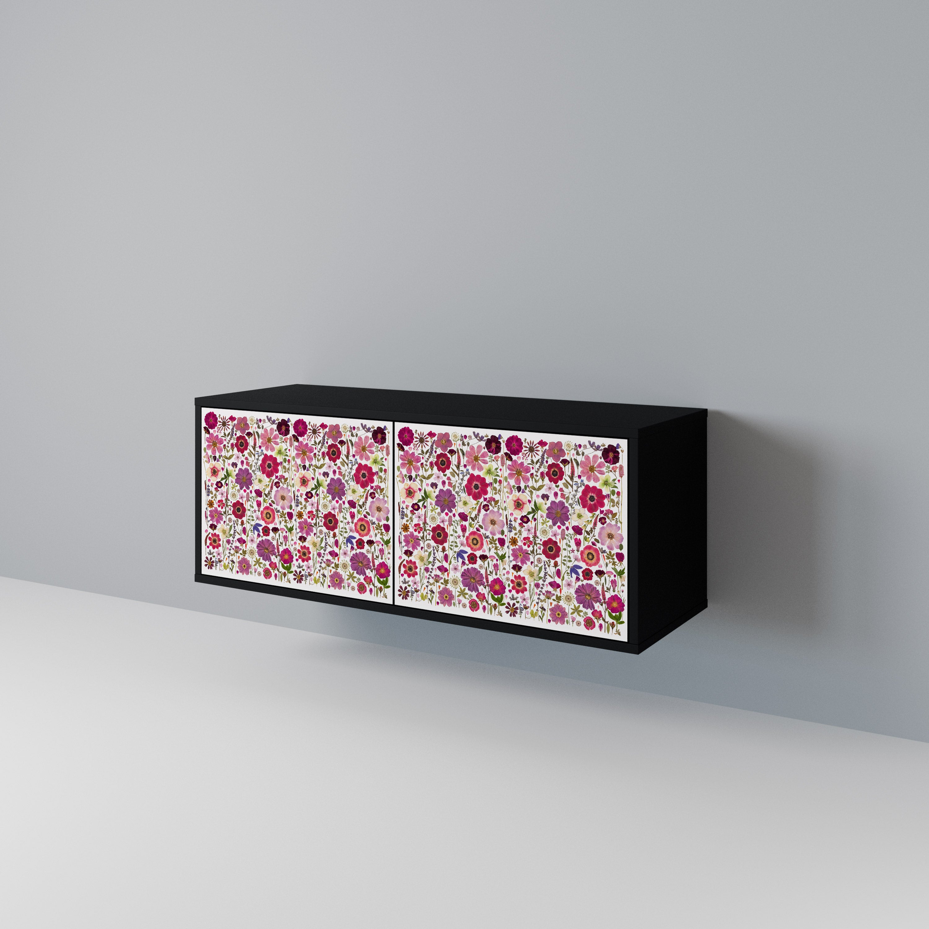 PETAL GARDEN Compact 2-Door TV Cabinet