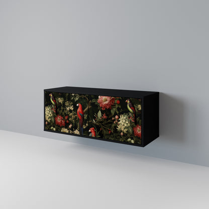 FLORAL FANTASIA Kompakt TV-bänk med 2 dörrar